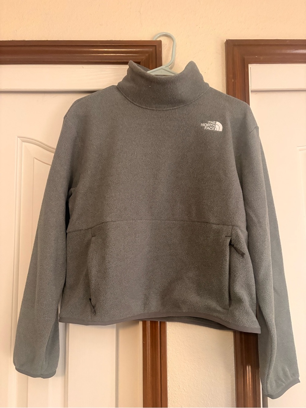 The North Face Women’s Gray Turtleneck Fleece Pullover